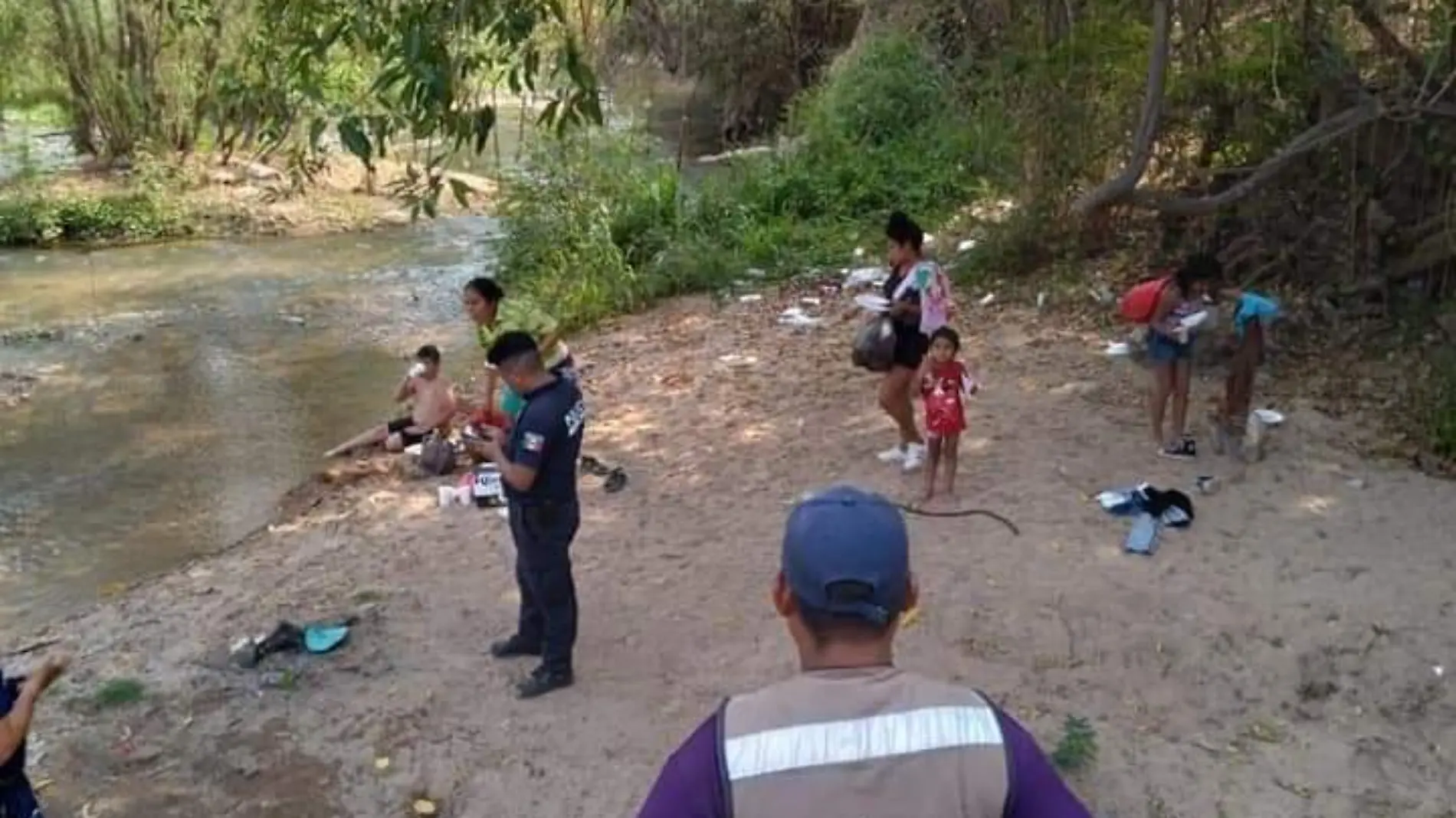 bañistas contingencia ríos